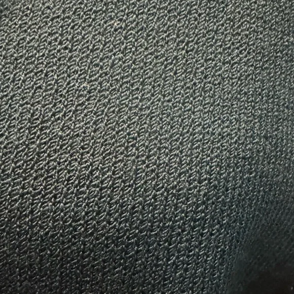 St. John Collection Green Blazer with Logo Buttons Leather Trim - Picture 6 of 8